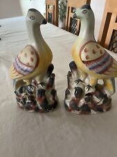 Pair porcelain pheasant for sale  ELY