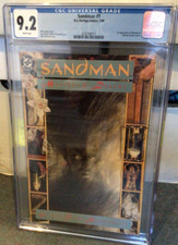 CGC 9.2 SANDMAN #1 DC VERTIGO 1989 1ª APARIÇÃO MORPHEUS DREAM NEIL GAIMAN comprar usado  Enviando para Brazil
