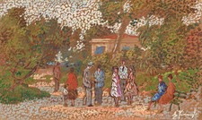 Dipinto olio tavoletta usato  Lucca