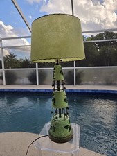 Abajur Crazy Atomic Mad Men Era meados do século com abajur de fibra de vidro, usado comprar usado Abajur Crazy Atomic Mad Men Era meados do século com abajur de fibra de vidro, usado comprar usado  Enviando para Brazil