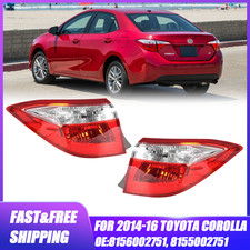 Para 2014-2016 Toyota Corolla lanterna traseira externa sinal lado esquerdo direito 14-16, usado comprar usado  Enviando para Brazil