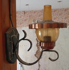 Antike wandlampe schmiedeeisen gebraucht kaufen  Mannheim