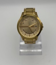 Usado, Relógio de pulso masculino ARMANI EXCHANGE HAMPTON AX2415 OURO AÇO INOXIDÁVEL comprar usado  Enviando para Brazil
