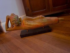 Wooden reclining buddha for sale  SHOREHAM-BY-SEA