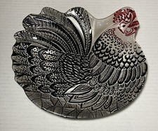 Farmhouse rooster metallic for sale  Arley