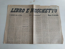 Fascismo libro moschetto usato  Osimo