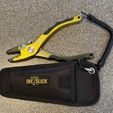 Alicate tufão Dr. Slick 6-1/2" estrutura de alumínio carboneto de tungstênio verde e dourado comprar usado  Enviando para Brazil
