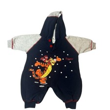 Romper com Capuz Vintage Tigger By Pooh Baby One Piece Tamanho 9 Meses comprar usado  Enviando para Brazil