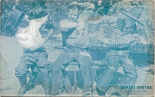 Cartolina cowboy cooties usato  Torino