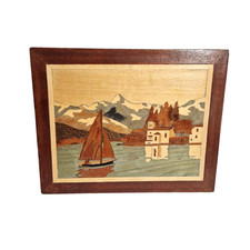 Vintage inlaid wooden for sale  SIDMOUTH