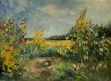 ölbild impressionist sonnige gebraucht kaufen  Graal-Müritz, Seeheilbad