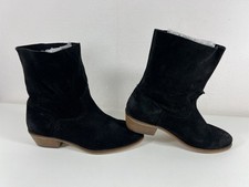 Schuh black suede for sale  ABERTILLERY