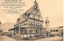 Cpa restaurant cigognes d'occasion  Rosheim