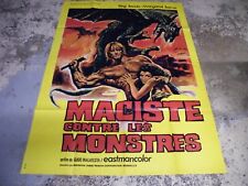Maciste monstres affiche d'occasion  Verdun