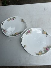 Vintage floral serving for sale  NEWPORT