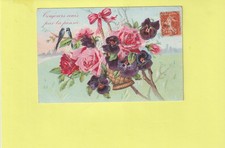Cpa gaufree panier d'occasion  Draguignan