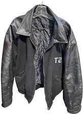 Usado, Guarda-roupa Terminator II. Jaqueta de couro e lã Cast & Crew usada por Arnold  comprar usado  Enviando para Brazil