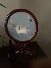 cat embroidery picture double for sale cat embroidery picture double for sale Rockville