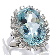 Ring weißgold aquamarin gebraucht kaufen  Essen