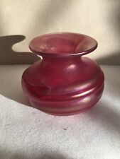 Pink iridescent glass for sale  SHANKLIN