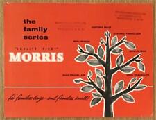 Morris car range for sale  LEICESTER