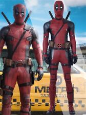 Fantasia de Halloween Deadpool Cosplay Macacão Vermelho Roupas Uniforme Capacete Sapato comprar usado  Enviando para Brazil