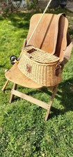 Vintage wicker fishing for sale  New Plymouth