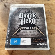 Guitar Hero Metallica PS3 Activision Sony PlayStation 3 jogo + manual postagem grátis comprar usado  Enviando para Brazil
