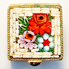 Vintage floral glass for sale  ENFIELD