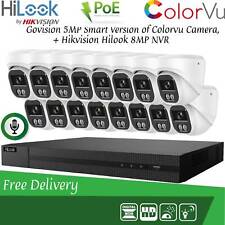 HIKVISION 8MP POE SYSTEM CCTV IP UHD NVR 5MP 24/7 COLORVU ZESTAW KAMER MIKROFON AUDIO, używany na sprzedaż  Wysyłka do Poland