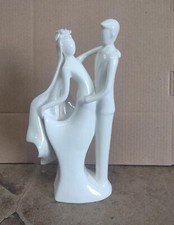 Porcelain bride groom for sale  GLOSSOP