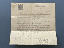 Ww1 medal letter for sale  BISHOP AUCKLAND