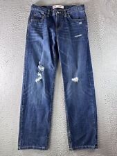 Pantalones de mezclilla Levis 502 cónicos regulares para mujer joven talla 10 husky  segunda mano  Embacar hacia Argentina