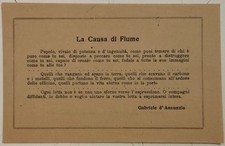 Gabriele annunzio causa usato  Milano