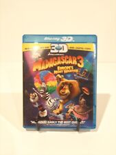 Madagascar 3: Europe's Most Wanted 3D Blu-ray+ Blu-ray +DVD, 2012, 3-Disc Set comprar usado  Enviando para Brazil