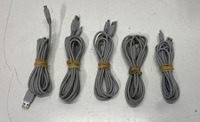 Usado, Conjunto de 5 cabos de carregamento USB para controle Nintendo Wii U Pro - Cinza comprar usado Usado, Conjunto de 5 cabos de carregamento USB para controle Nintendo Wii U Pro - Cinza comprar usado  Enviando para Brazil