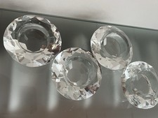 Lot bougeoirs cristal d'occasion  Deuil-la-Barre