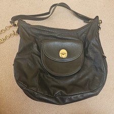 Aquascutum black leather for sale  LONDON