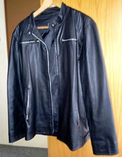 Kunstleder jacke schwarz gebraucht kaufen  Schiffweiler