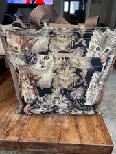 Tapestry cat tote for sale  SUTTON