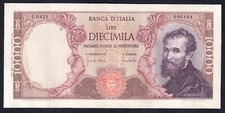10000 lire michelangelo usato  Folignano