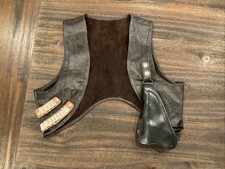 Coldre de munição vintage de couro para motociclista caça colete curto marrom/preto pequeno comprar usado Coldre de munição vintage de couro para motociclista caça colete curto marrom/preto pequeno comprar usado  Enviando para Brazil