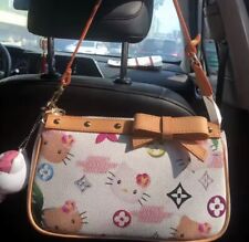 Usado, Bolsa de ombro Sanrio Kawaii Hello Kitty estampa bolsa de armazenamento de luxo bolsa satchel fofa comprar usado  Enviando para Brazil