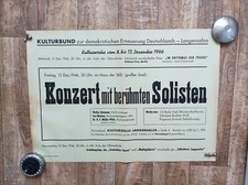 Plakat konzert berühmten gebraucht kaufen  Braunschweig