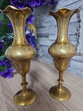 Pair vintage brass for sale  SLEAFORD