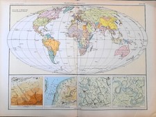Planisfero politico mappamondo usato  Lecco