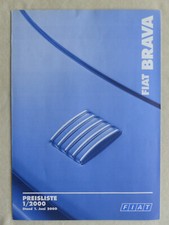 Fiat Brava - Preisliste MJ 2001 - Prospekt Brochure 06.2000 comprar usado  Enviando para Brazil