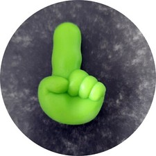 Bright green finger for sale  CLITHEROE