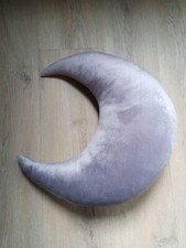 Travesseiro de pelúcia Celestial Crescent Moon lindo cor cinza prata comprar usado  Enviando para Brazil