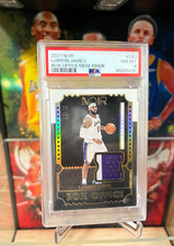 2021-22 Noir LeBron James Prime Box Office GU Jersey Patch /25 PSA 8 QUASE PERFEITO-MT POP 1 comprar usado  Enviando para Brazil